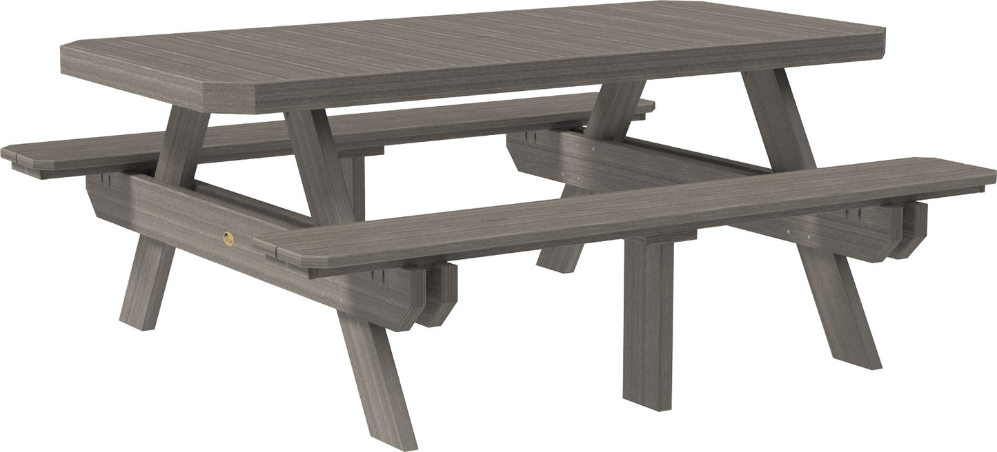 6′ Rectangular Picnic Table