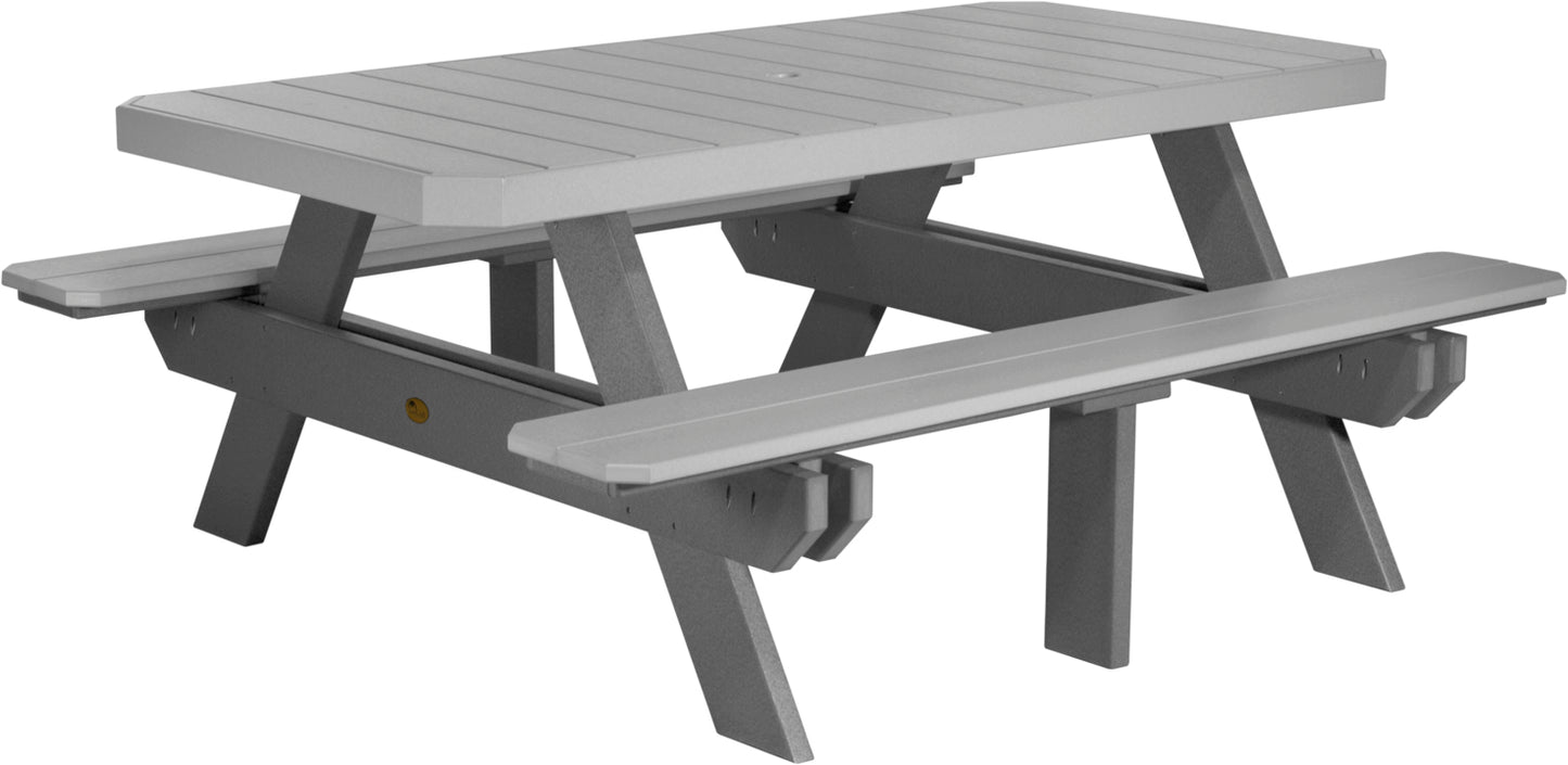 6′ Rectangular Picnic Table