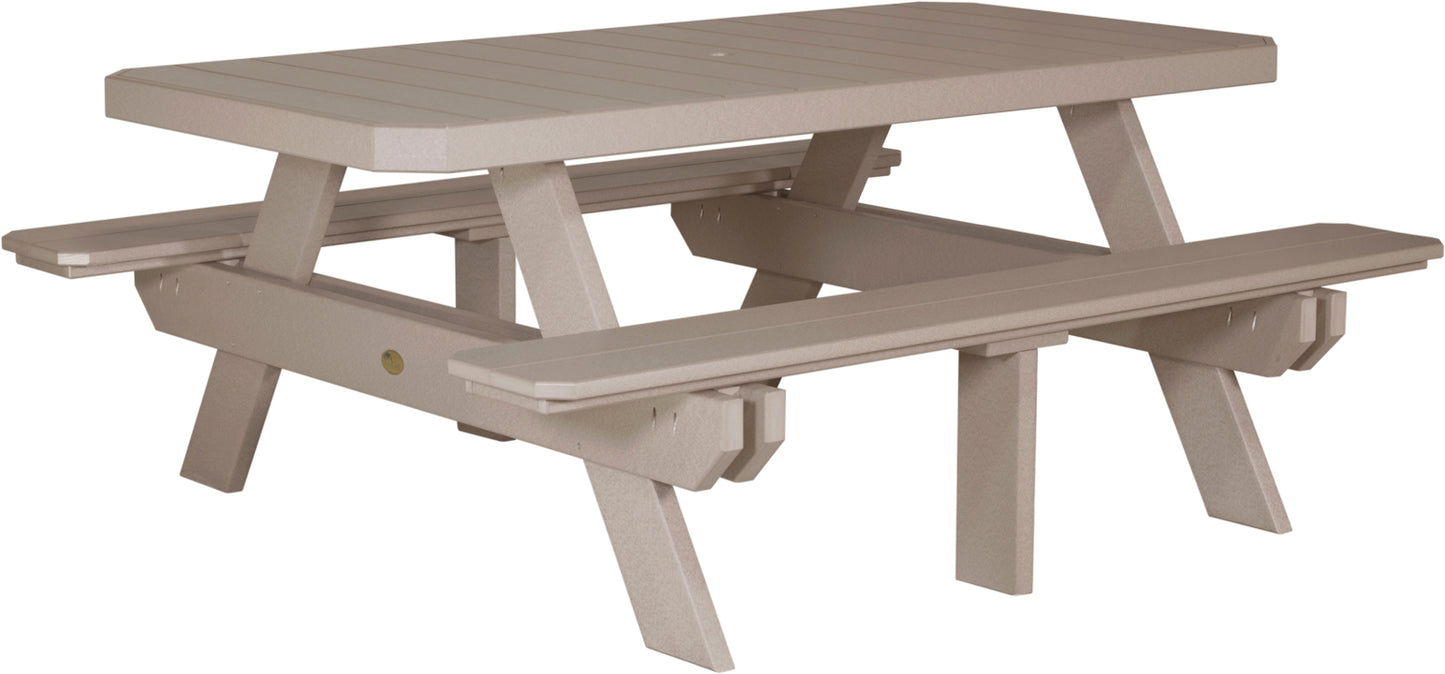6′ Rectangular Picnic Table