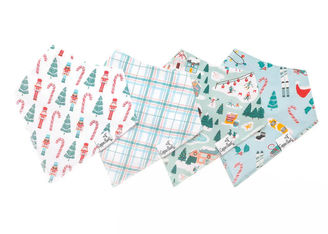 Copper pearl bandana bibs