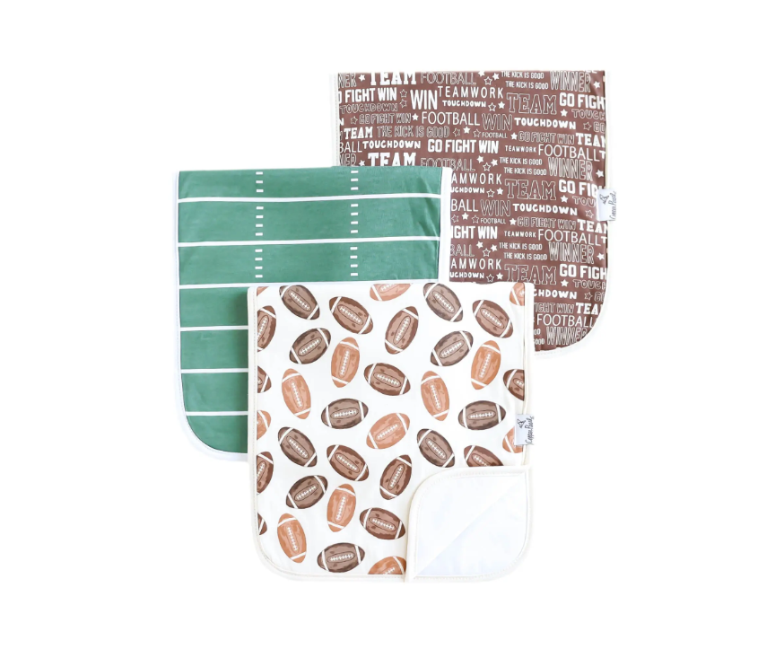 Copper Pearl Burp Cloth Set