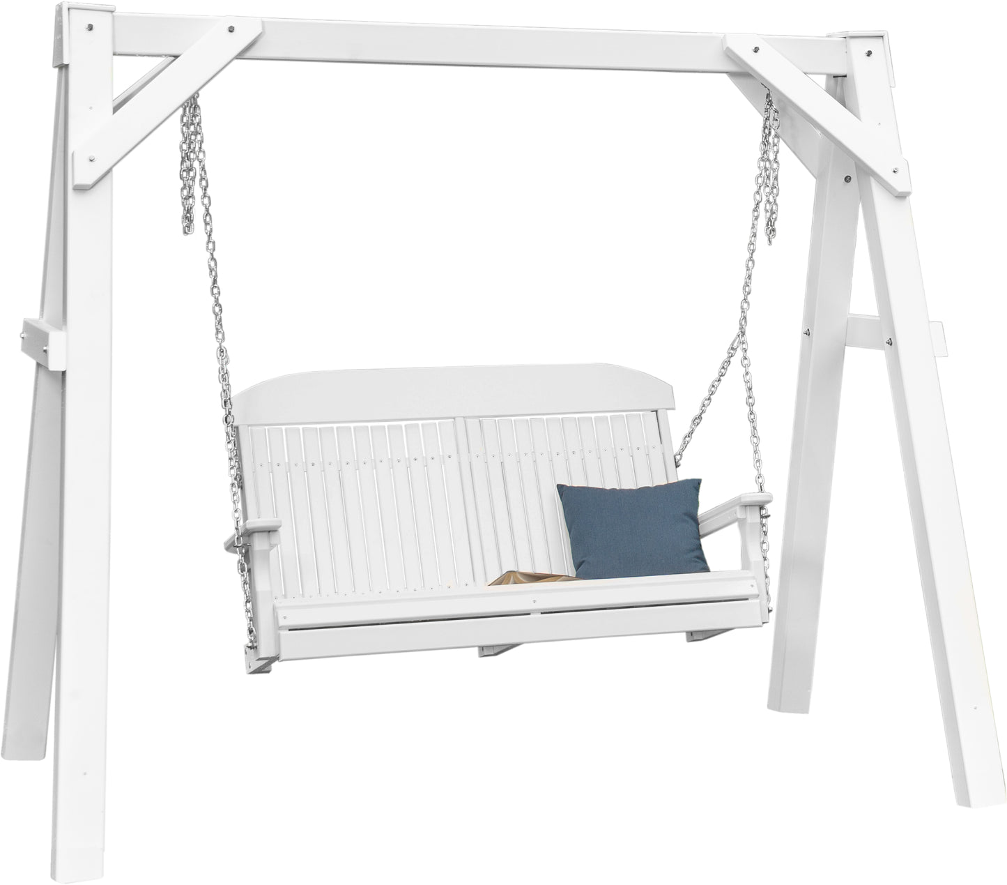 A-Frame Vinyl Swing Stand