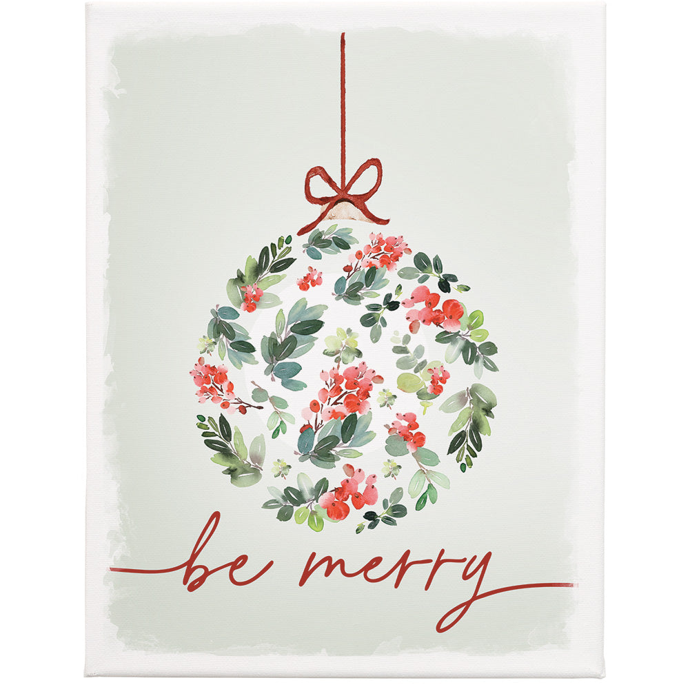 Be Merry Canvas Print