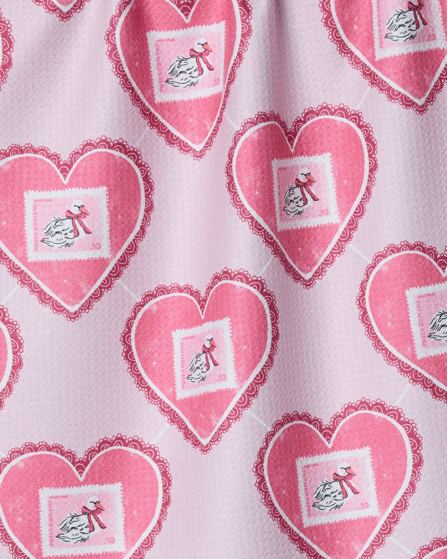 Swan Argyle Tea Towel