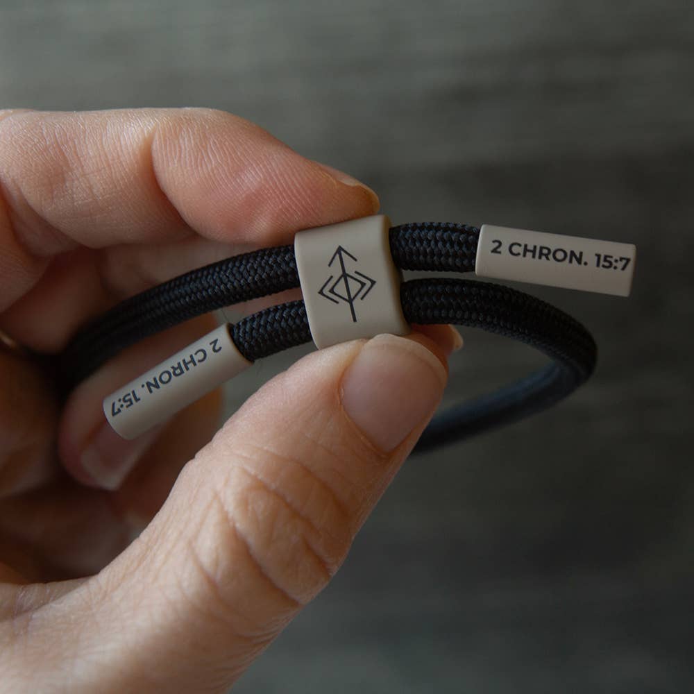 DON'T GIVE UP Bracelet, Christian Cord Bracelet