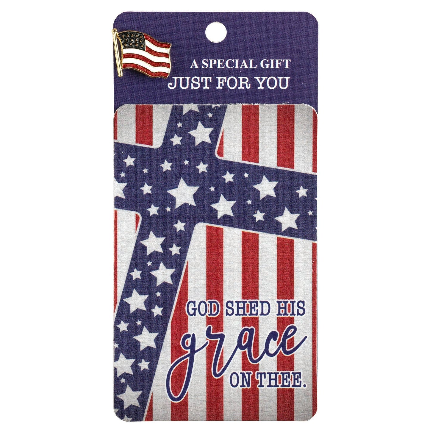 God Shed His Grace 4" Pin/Bookmark
