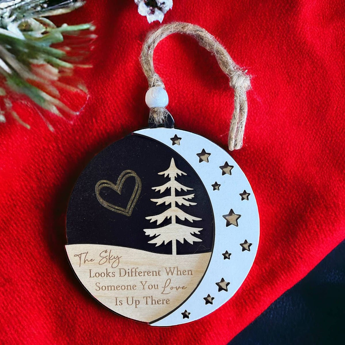 The Sky Looks Different - Christmas Memorial Ornament