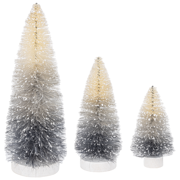 Ombre Silver Tree 3 piece set
