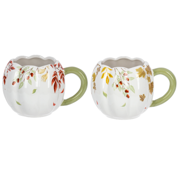 Pumpkin Shape Mugs