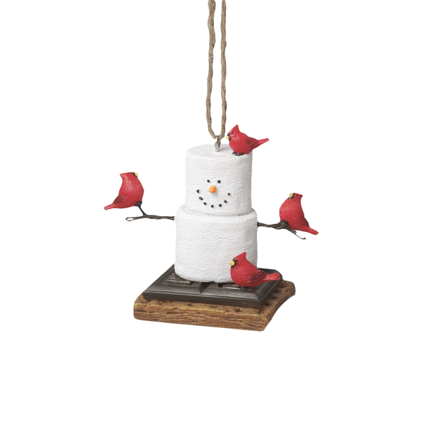 S'More Cardinal Ornament