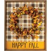 Happy Fall Shadow Box Wreath Holder