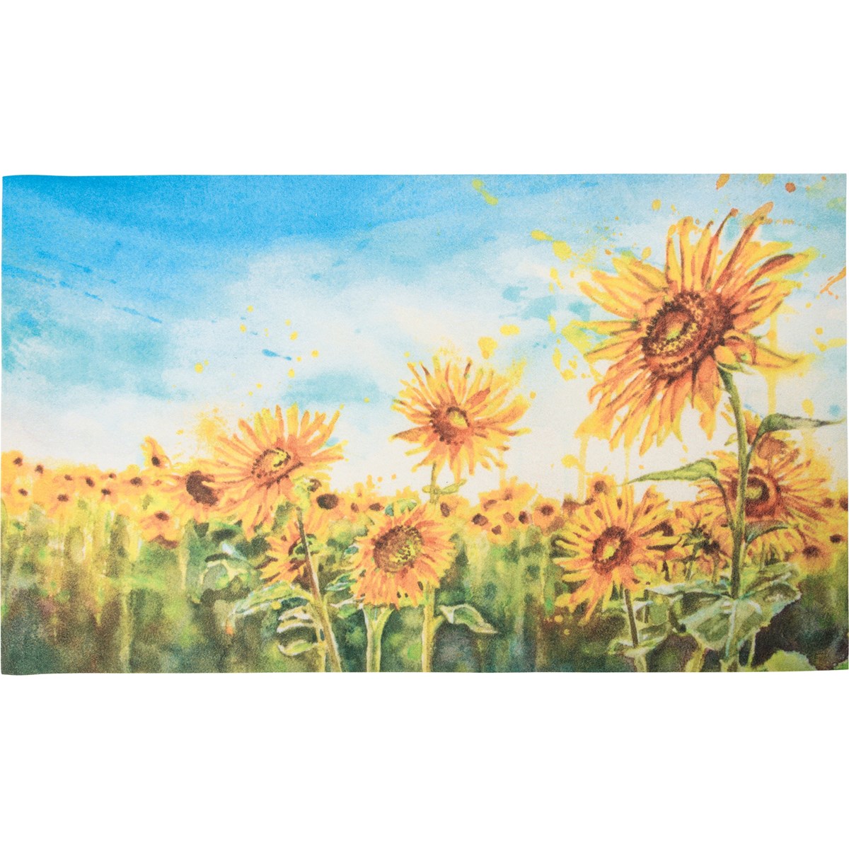 Sunflower Field Doormat