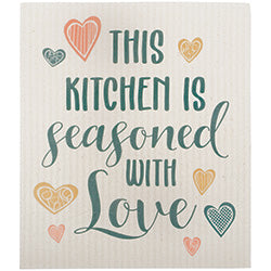 Seasoned With Love Swedish Dish Towel