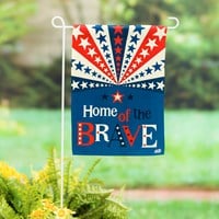 Garden Flag - Home of the Brave