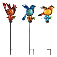 36" Bird Solar Garden Stake