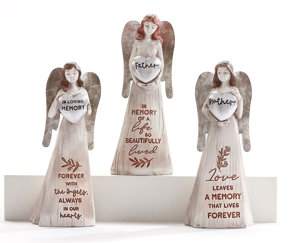 Memorial Angel Figurine w/Sentiment