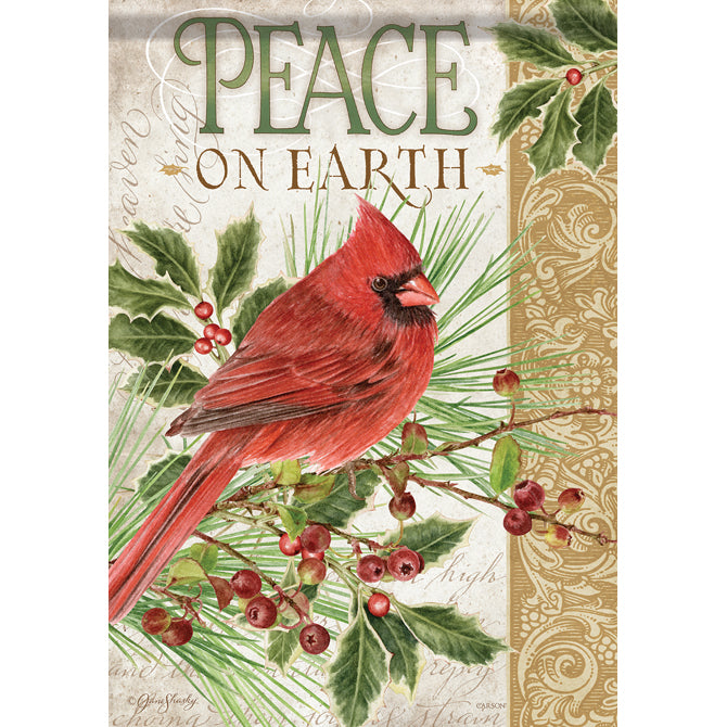 "Peace Cardinal" Large DuraSoft™ Flag