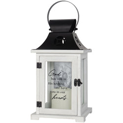 God Has You Picture Frame Lantern