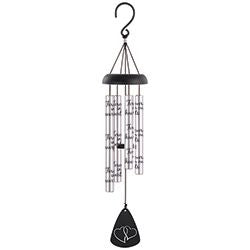 In Our Hearts 21" Sonnet Chime Memorial Quote Windchime