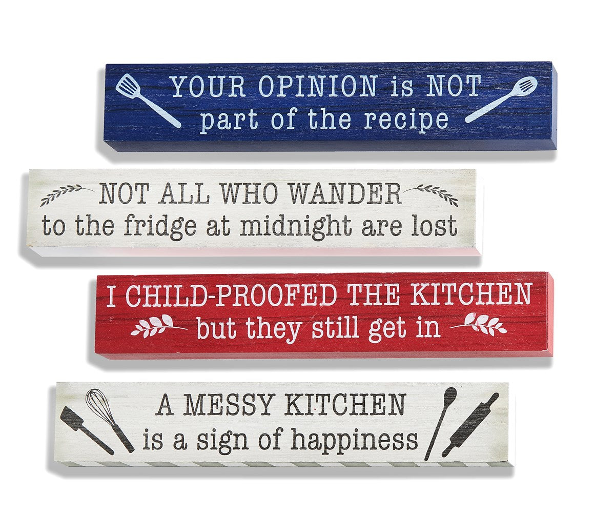 Sentiment Desk/Wall Block Sign
