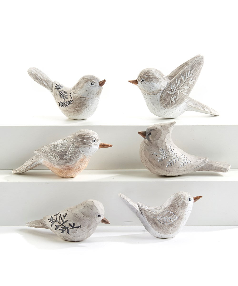 Carved Wood Figurine Bird