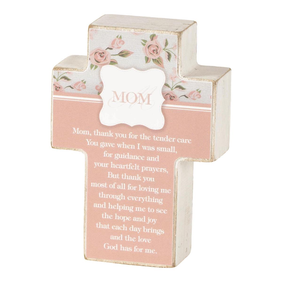 Mom Tabletop Cross With Verse