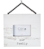 Sentiment 4x6 Frame with Wood Beaded Hanger
