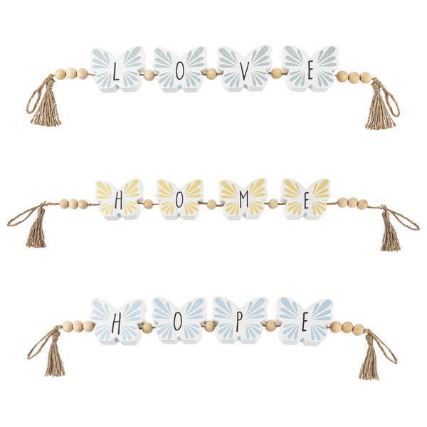 Home Butterfly Tabletop Sign