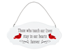 Cardinal Text Wall Sign - Memorial