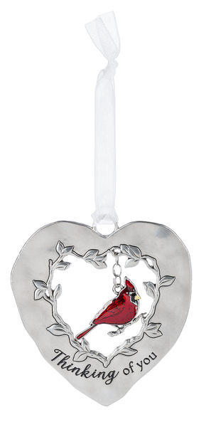 Thinking of You Ornament with Cardinal