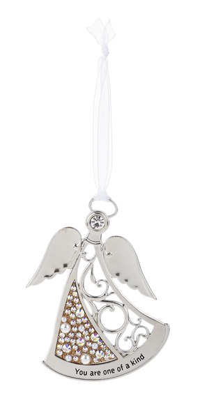 One of a Kind Pearls of Love Angel Ornament