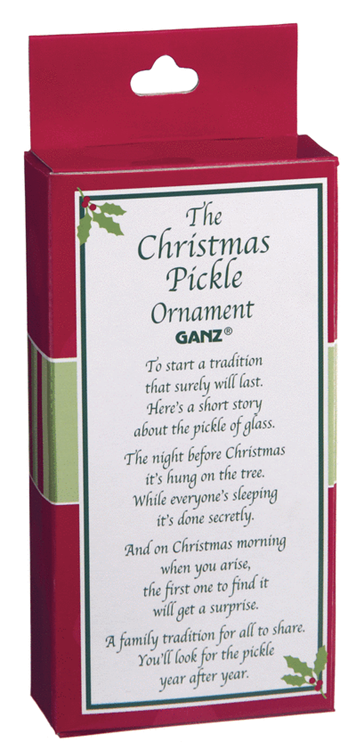 The Christmas Pickle Ornament