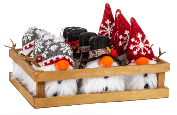 sGNOMEmen Stuffed Ornaments