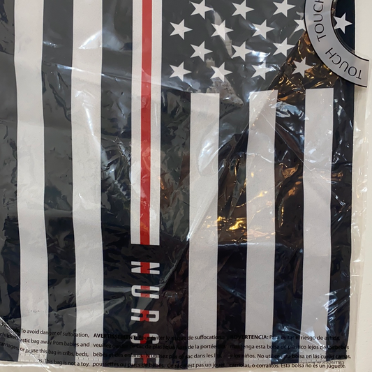 Nurse thin line garden flag