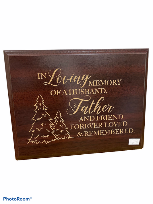 Father Wood Plaque