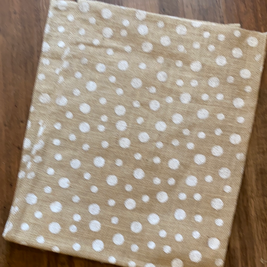 72" Burlap Dot Table Runner