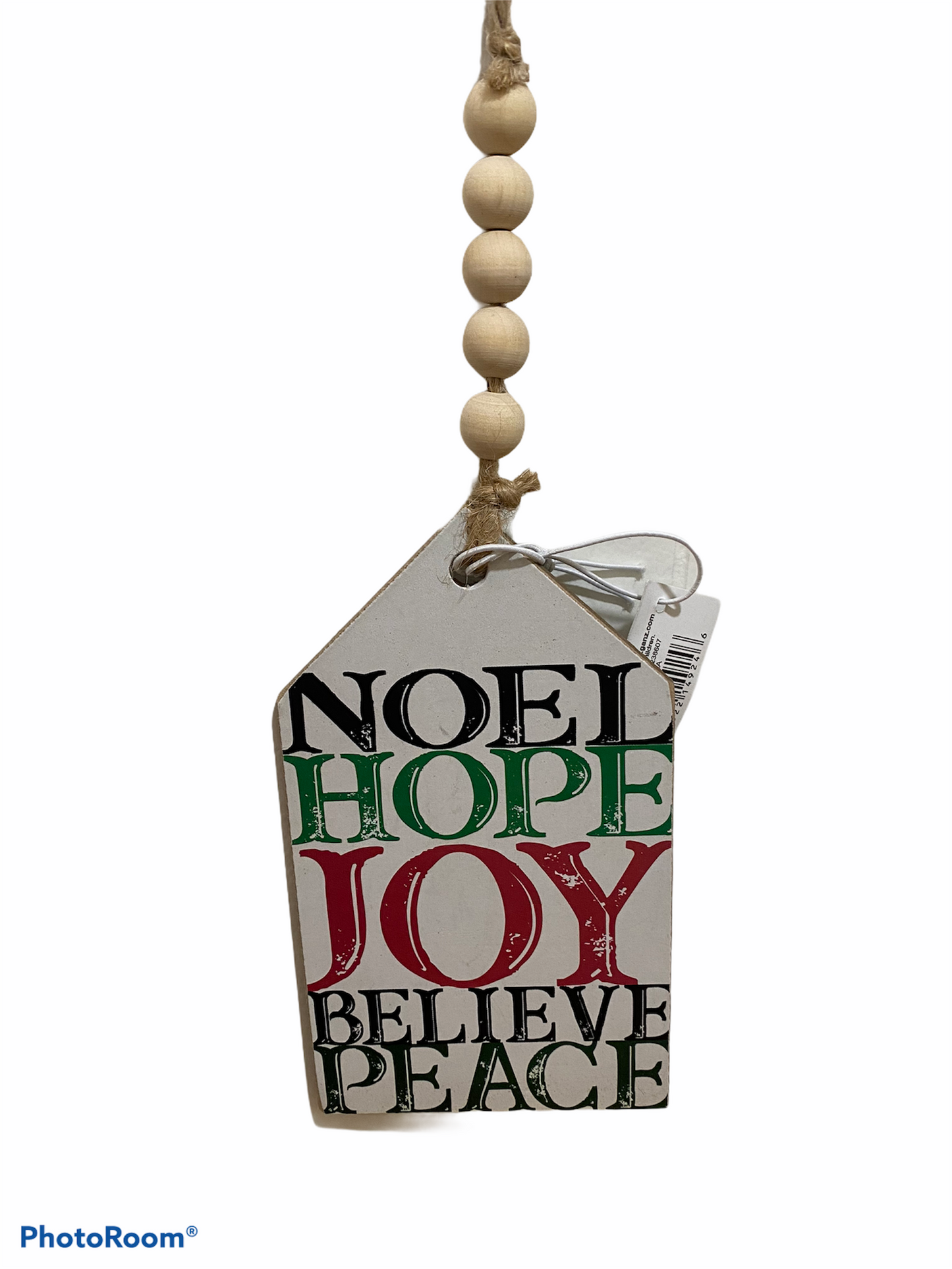 Holiday Tag Ornament Assortment of 3