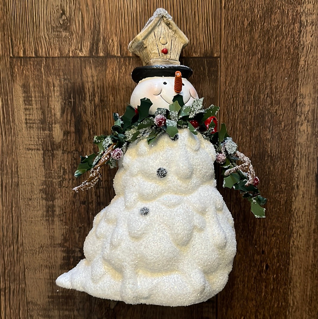 Snowman with Garland
