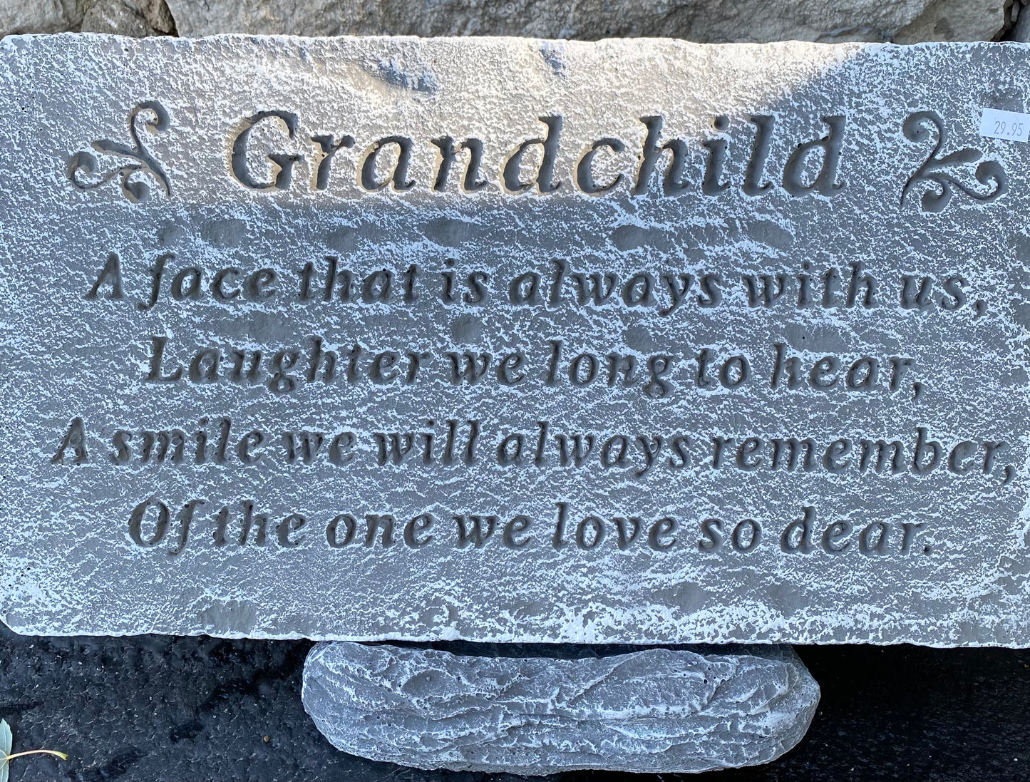Grandchild Memorial Plaque