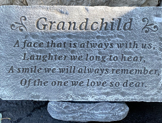 Grandchild Memorial Plaque