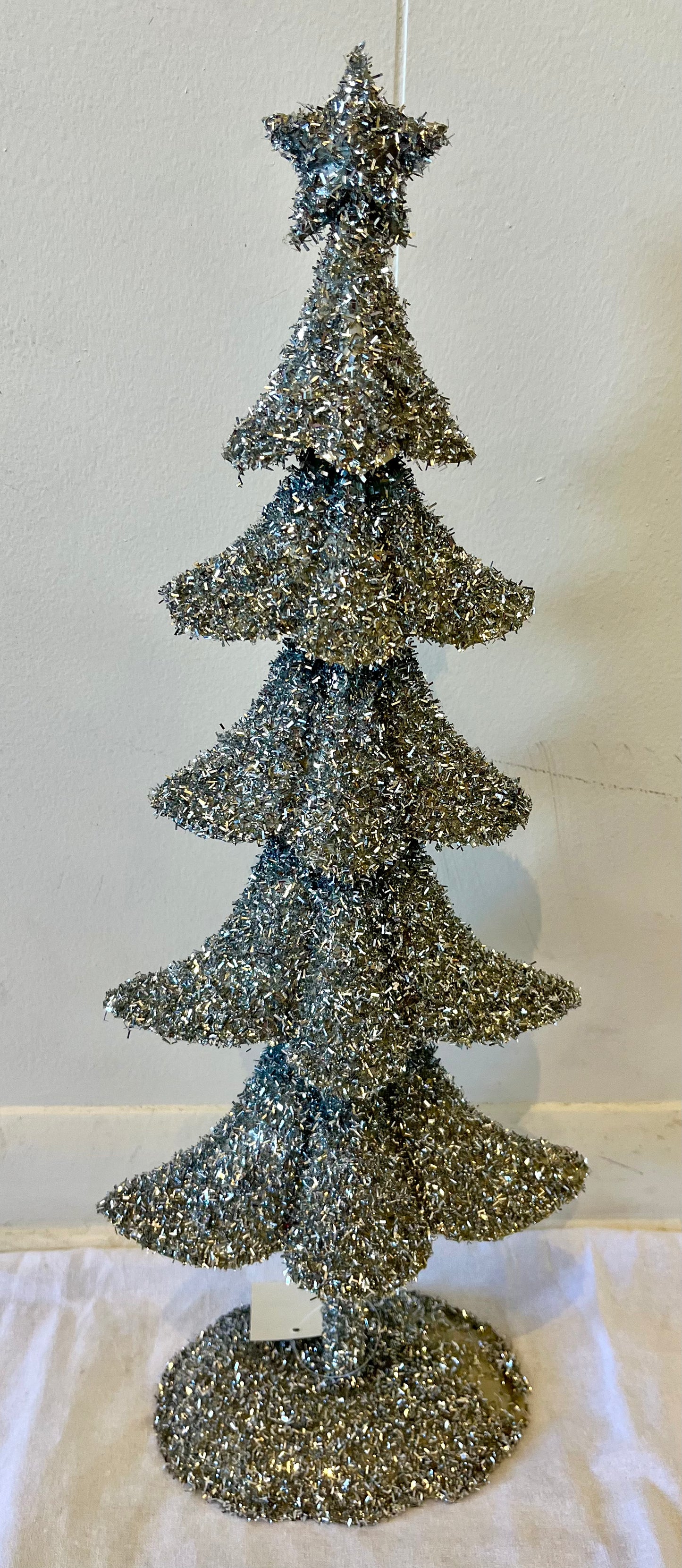 Large Silver Glitter Tree