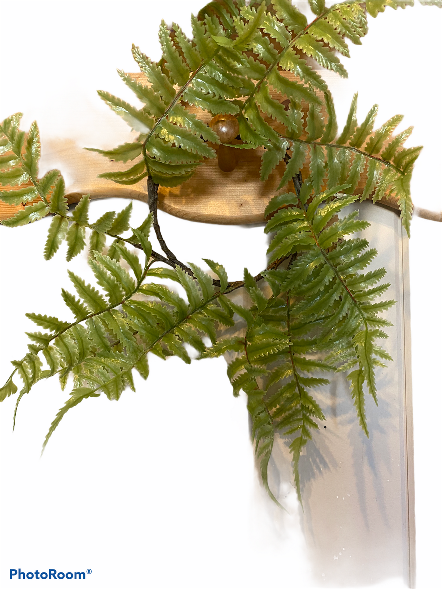 Light Green Fern Candle Ring