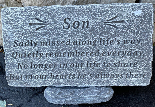 Son Cement Memorial Plaque