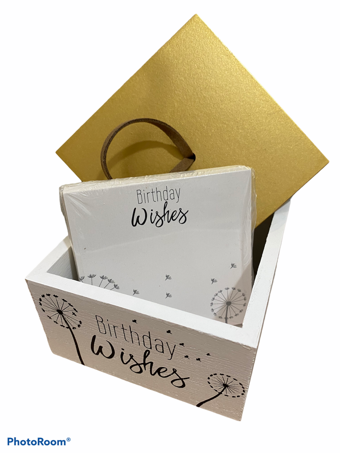 Wood Birthday Wish Box