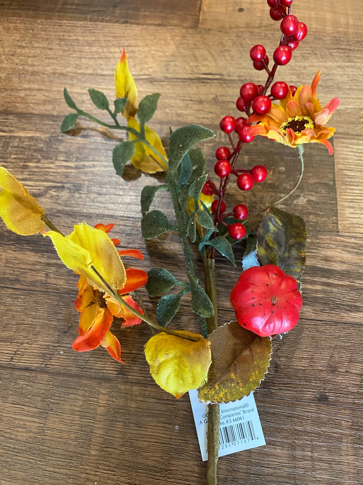 Fabric Harvest Floral Pick