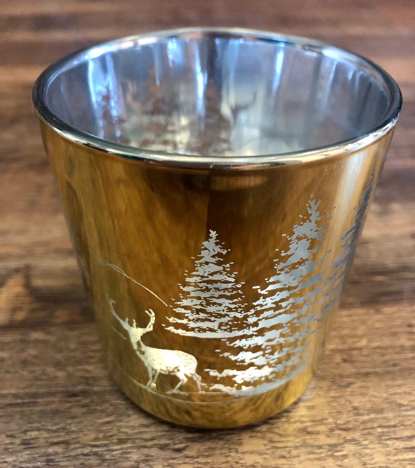 Gold small candle holder