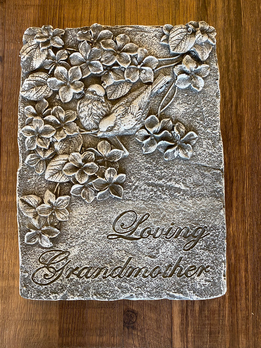 Loving Grandmother Cement Plaque