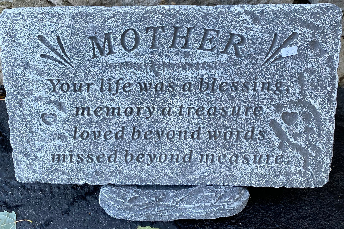 Mother Memorial Plaque