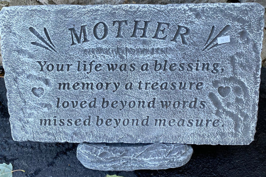 Mother Memorial Plaque