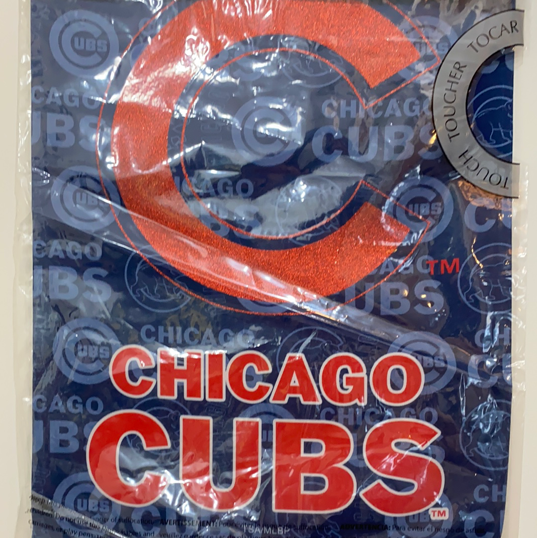 Chicago Cubs glitter garden flag
